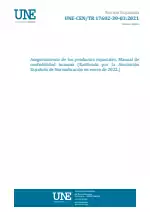 UNE-CEN/TR 17602-30-03:2021