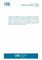 UNE-EN IEC 60404-17:2021