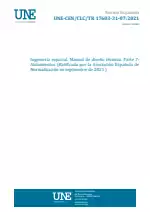 UNE-CEN/CLC/TR 17603-31-07:2021