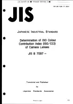 PDF Download JIS B 7097:1986: Determination of ISO Color Contribution ...